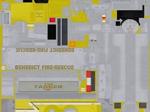 fire trucks collection Model 3D