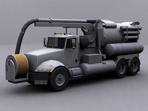 jetter truck 1 Modello 3D