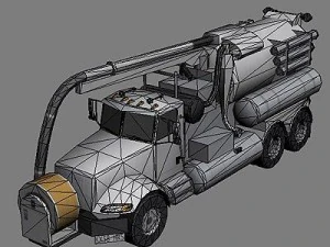 jetter truck 1 3D Model