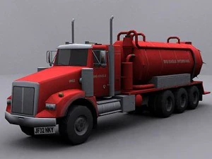 jetter truck 3 3D Model