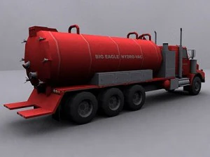 jetter truck 3 3D Model