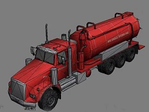 jetter truck 3 3D Model