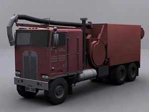 truk jetter 4 Model 3D