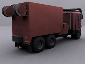 jetter truck 4 Model 3D