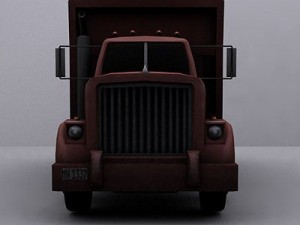 garbage truck 1 Model 3D