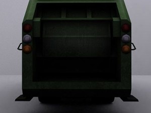 garbage truck 2 3D-Modell