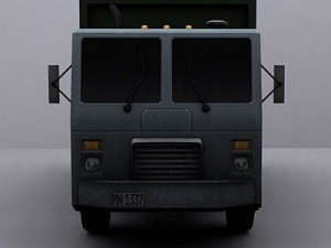 garbage truck 2 3D-Modell