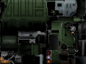 garbage truck 2 3D Model