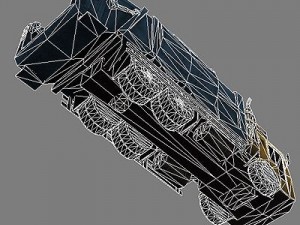 garbage truck 3 Modello 3D