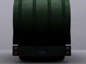 garbage truck 4 3D Model