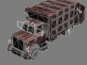 garbage trucks collection 3D Model