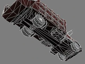 garbage trucks collection 3D Model