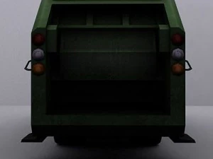 garbage trucks collection 3D Model