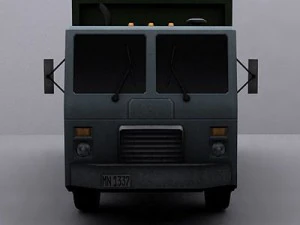 garbage trucks collection 3D Model