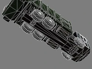 garbage trucks collection 3D Model