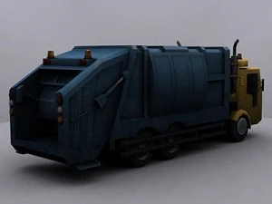 garbage trucks collection 3D Model