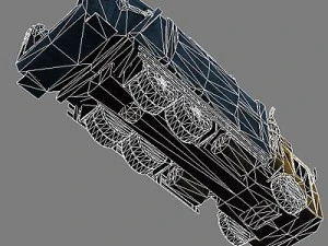 garbage trucks collection 3D Model
