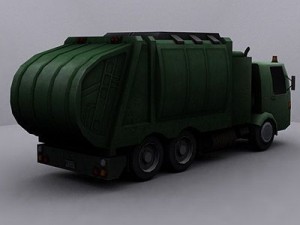 garbage trucks collection 3Dモデル