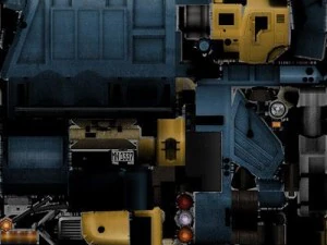 garbage trucks collection 3D Model