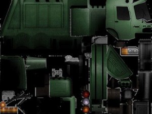 garbage trucks collection 3Dモデル