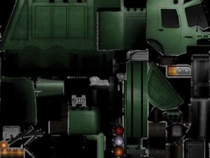 garbage trucks collection 3D Model