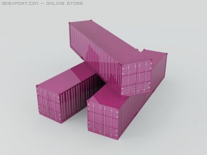 container Modelo 3D
