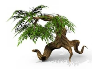 tree set 3D Model