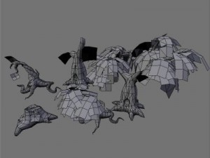 tree set 3D Model
