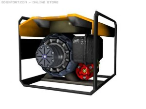portable power generator 3D Model