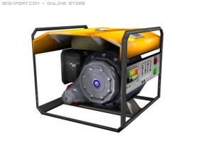 portable power generator 3D Model