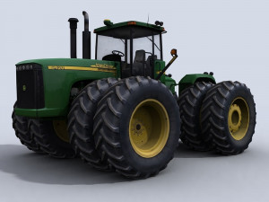 4wd tractor 3D Model