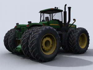 4wd tractor 3D Model
