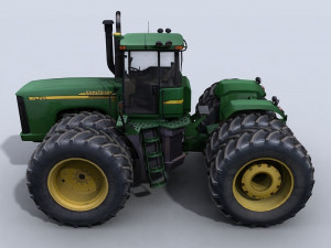 4wd tractor Modello 3D