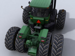 4wd tractor Modello 3D