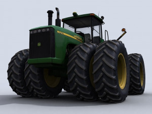 4wd tractor Modello 3D