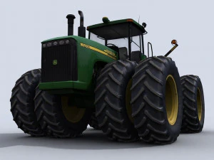 4wd tractor 3D Model