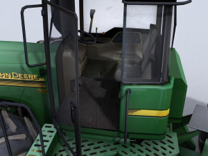 4wd tractor Modello 3D