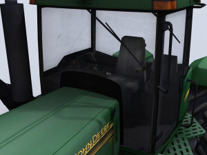 4wd tractor Modello 3D