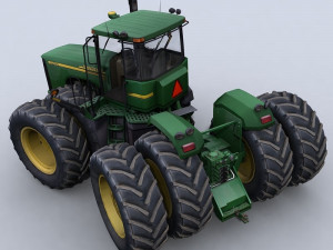 4wd tractor Modello 3D