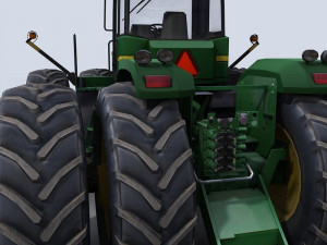 4wd tractor Modello 3D