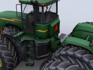 4wd tractor Modello 3D