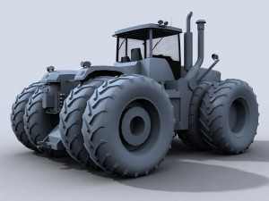 4wd tractor Modello 3D