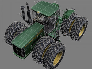 4wd tractor Modello 3D