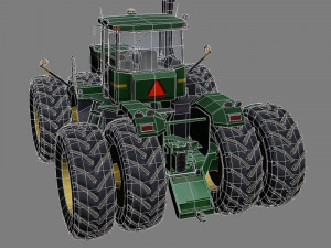 4wd tractor Modello 3D