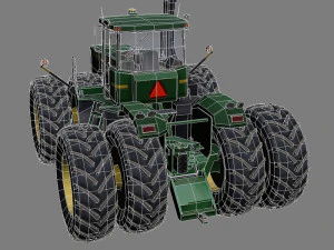 4wd tractor 3D Model
