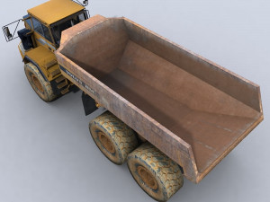 articulated dump truck 3D Модель