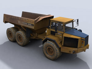 articulated dump truck 3D Модель