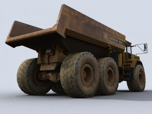 articulated dump truck 3D Модель