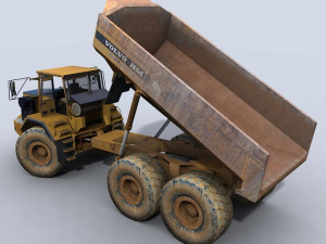 articulated dump truck 3D Модель