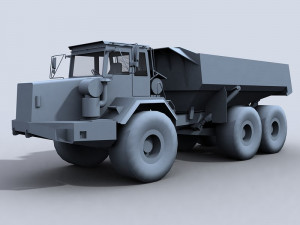 articulated dump truck 3D Модель